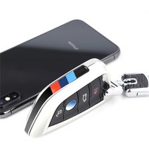 이십이도 BMW 악세사리 M스타일 스마트키 케이스 삼색 키홀더, 레드