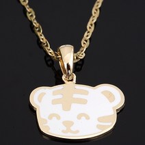 14K GOLD [미아방지목걸이] 방긋호랑이호마이카_BP606, 단품