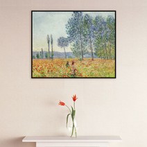 [더벨라] 모네 - 포플러 나무 아래 Under the Poplars 모던프레임 캔버스액자