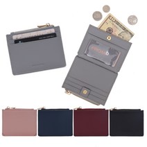 프롬비 천연소가죽 큐리 여성 반지갑 카드지갑