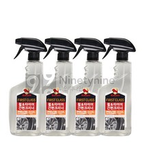 불스원 휠 타이어 2in1 간편크리너-550ml 4개 세정제 광택제 세정광택제 광택보호제 코팅제 보호제 클리너, 550ml