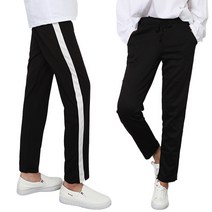 코디제이 남자트레이닝바지 옆라인세미팬츠 츄리닝바지스판바지 밴딩바지 커플룩 트랙바지