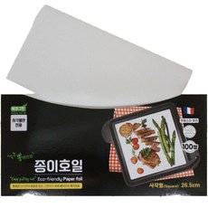 그린텍 쏙쏙 뽑아쓰는 사각 시트형 종이호일 100개입