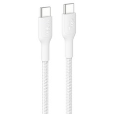 벨킨 C타입-C타입 60W 브레이디드 고속 충전 케이블 CAB024fq2MWH
