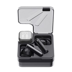 QCY T31 멜로버즈 네오 LED디스플레이 블루투스 이어폰, QCY-T31 MeloBuds Neo, 블랙