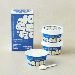 [로켓프레시] 요거로 플레인 그릭요거트 3개입, 300g, 1개