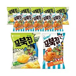 오리온 꼬북칩 콘스프 80g 6개 + 꼬북칩 카라멜팝콘맛 72g 6개