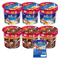 켈로그 시리얼 콘푸로스트 컵 30g x 3개 + 첵스초코 컵 30g x 3개 + 미니시리얼 30g 증정, 1세트, 30g