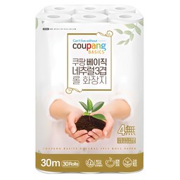 쿠팡베이직 네추럴 3겹 천연펄프 롤화장지: 가성비 최고 화장지 추천