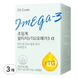 닥터린 초임계 알티지 오메가3 알파: 믿을 수 있는 건강식품으로 선택하세요!