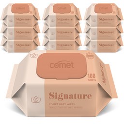 코멧 저자극 시그니처 아기물티슈: 안전하고 부드러운 선택!