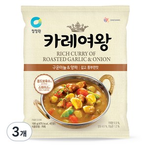 카레여왕 구운마늘 앤 양파, 108g, 3개