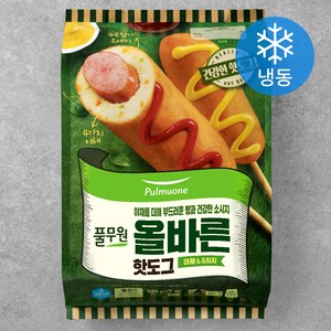 풀무원 올바른 핫도그 개별 (냉동), 75g, 7개입, 1개