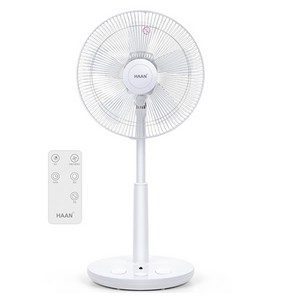 한경희생활과학 초미세풍 발터치 리모컨 선풍기