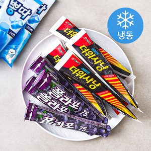 [로켓프레시] 빙그레 뽕따 소다 130ml x 5개입 + 더위사냥 140ml x 5개입 + 폴라포 120ml x 5개입 세트