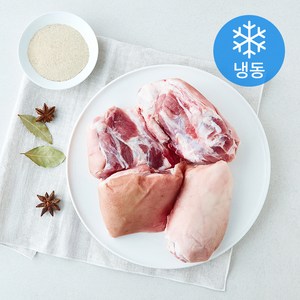 [로켓프레시] 뼈없는 순살족발 1kg + 족발조리분말 40g x 2개입 세트 (냉동)