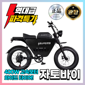 트렉포스 자토바이 전기 전동자전거 스쿠터 전기자전거 MTB 출퇴근용 배달용, Y1 표준(48V), 스틸