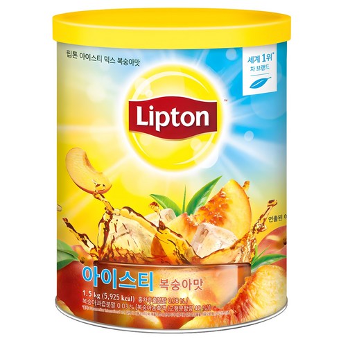 립톤 아이스티 믹스 복숭아맛