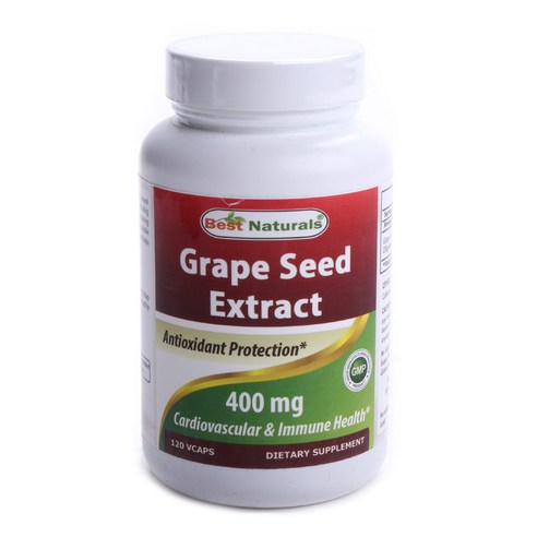 베스트네츄럴스 포도 씨 추출물 400mg 브이캡