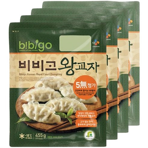 비비고 왕교자, 455g, 4개