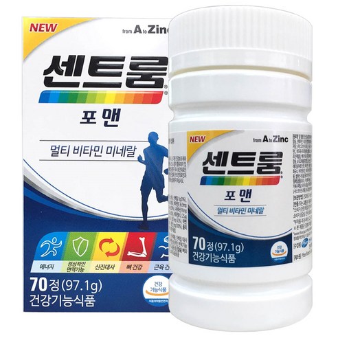 센트룸 포 맨 멀티비타민 미네랄, 70정, 1개