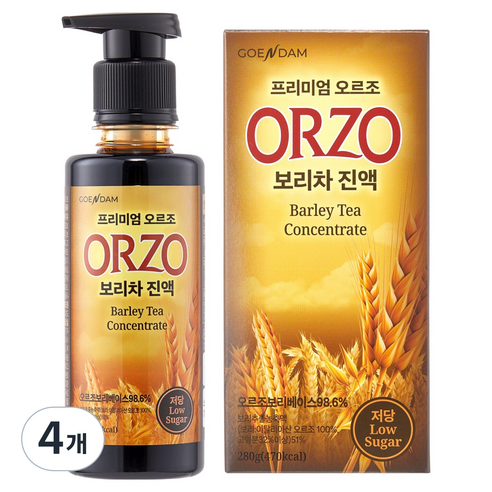 고은담 프리미엄 오르조 저당 보리차 진액