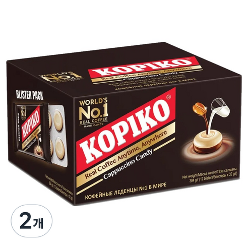코피코 마요라 카푸치노맛 캔디 블리스터 팩 12p