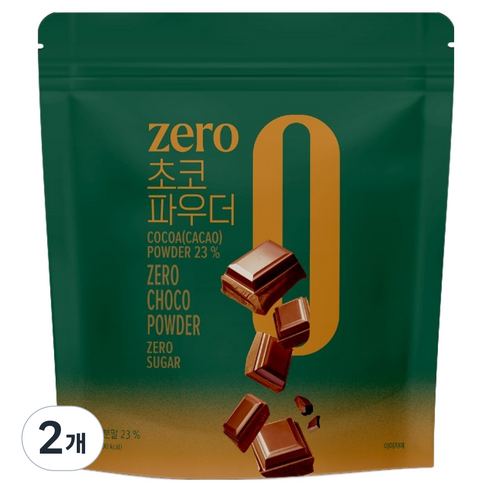 네이쳐티 zero 초코 파우더, 500g, 1개입, 2개