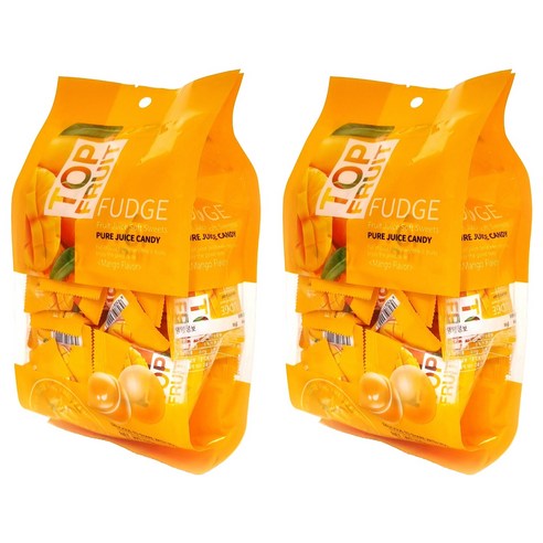 탑젤리 탑후르츠 망고향 퍼지 젤리, 320g, 2개