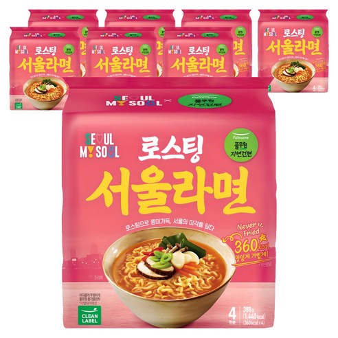 풀무원자연건면 로스팅 서울 라면 97g