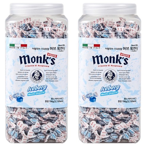 Monks 아이스버그 허브 목캔디