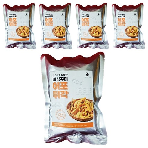 아름다운정성 어포튀각, 5개, 70g