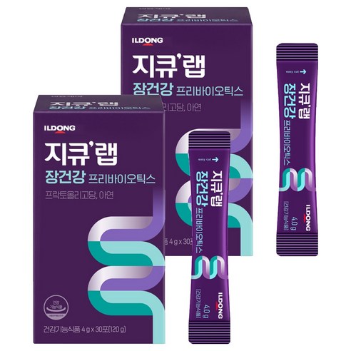 지큐랩 장건강 프리바이오틱스, 4g, 60개