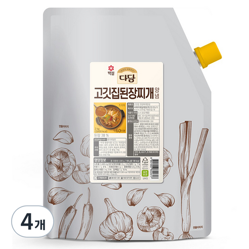 다담 고깃집 된장찌개 양념