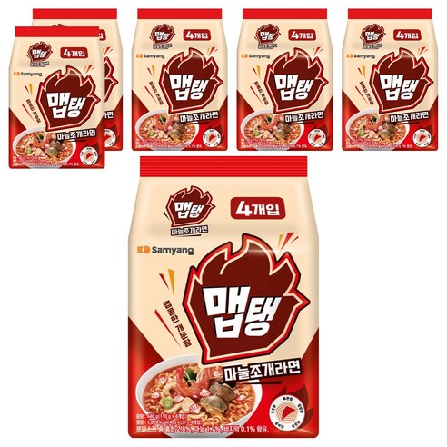 맵탱 마늘조개라면 110g