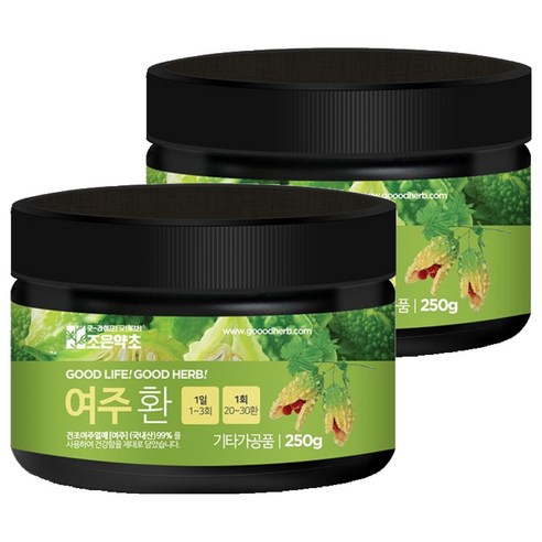 조은약초 프리미엄 여주환, 2개, 250g