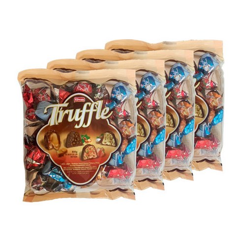 엘반 트러플 어솔트먼트 초콜릿, 500g, 4개