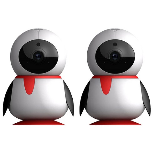 싸드 FULL HD 가정용 홈CCTV IP네트워크 회전형 카메라 펭카 2p