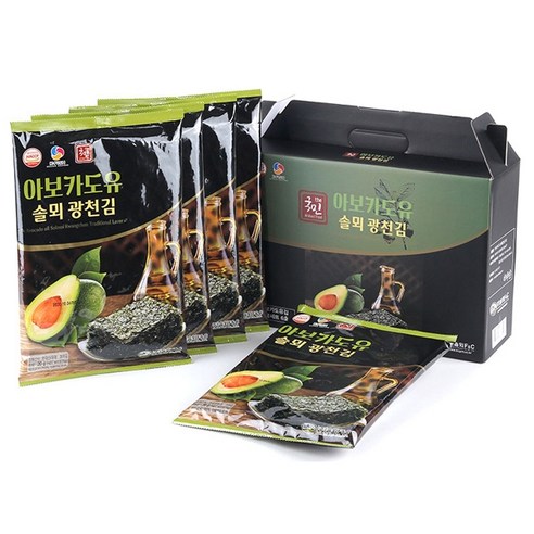 더국민 아보카도유 솔뫼 전장김 5p 선물세트, 20g, 25개