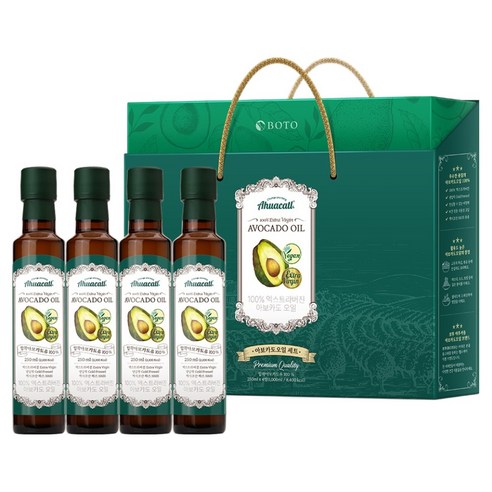보뚜 아보카도오일, 250ml, 4개