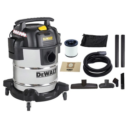 디월트 건습식 송풍기능 3in1 업소용 청소기 25L, 블랙, DXV25S