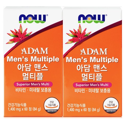 나우푸드 아담 맨스 멀티비타민 84g, 60정, 1개