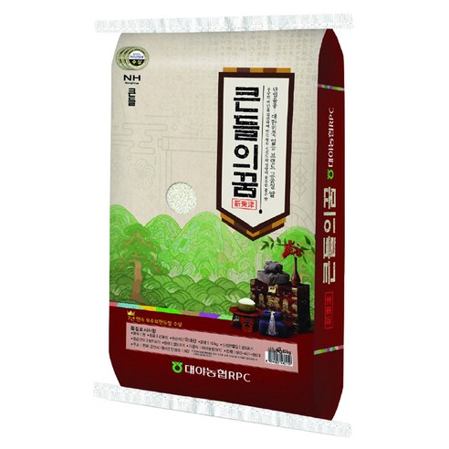 농협 큰들의꿈 국내산 대야 신동진 백미