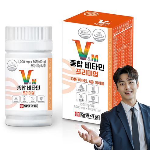 일양약품 종합비타민 프리미엄, 60정, 1개