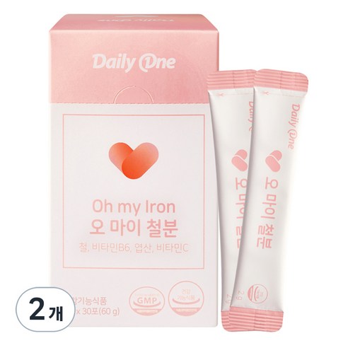 데일리원 오 마이 철분 30p, 2개, 60g
