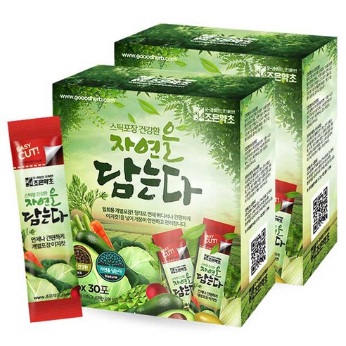 굿허브 조은약초 자연을 담는다 스틱형 청국장환, 90g, 2박스