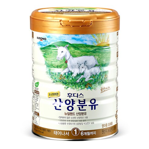 일동후디스 프리미엄 산양분유 1단계, 800g, 2개