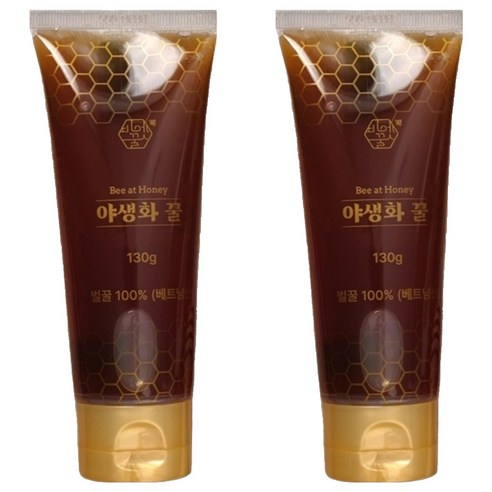 비엣꿀 100 야생화 튜브 벌꿀, 130g, 2개