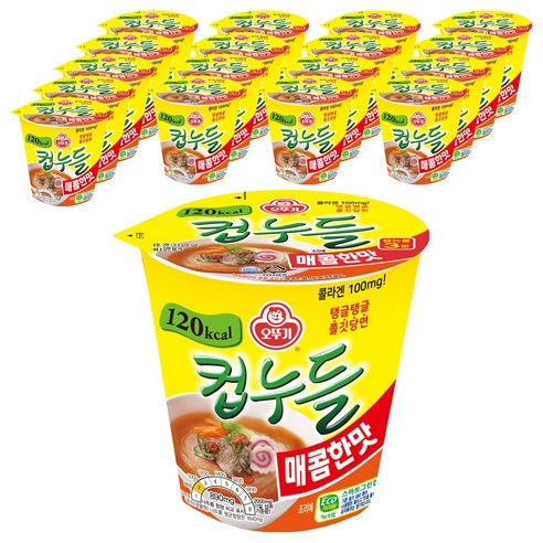 오뚜기 컵누들 매콤한맛 37.8g