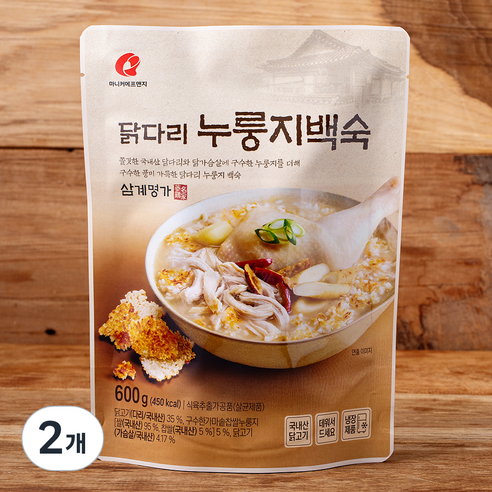 [로켓프레시] 마니커에프앤지 닭다리 누룽지백숙